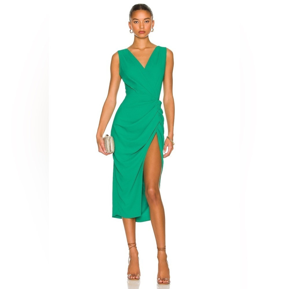 Amanda Uprichard Pomona Dress in Dark Green